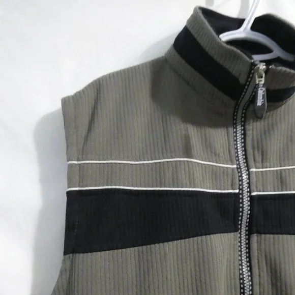 COLUMBIA SPORTSWEAR | size 18 | Ribbed Zip-Up Vest With Velcro Pockets | NWOT - Picture 4 of 16